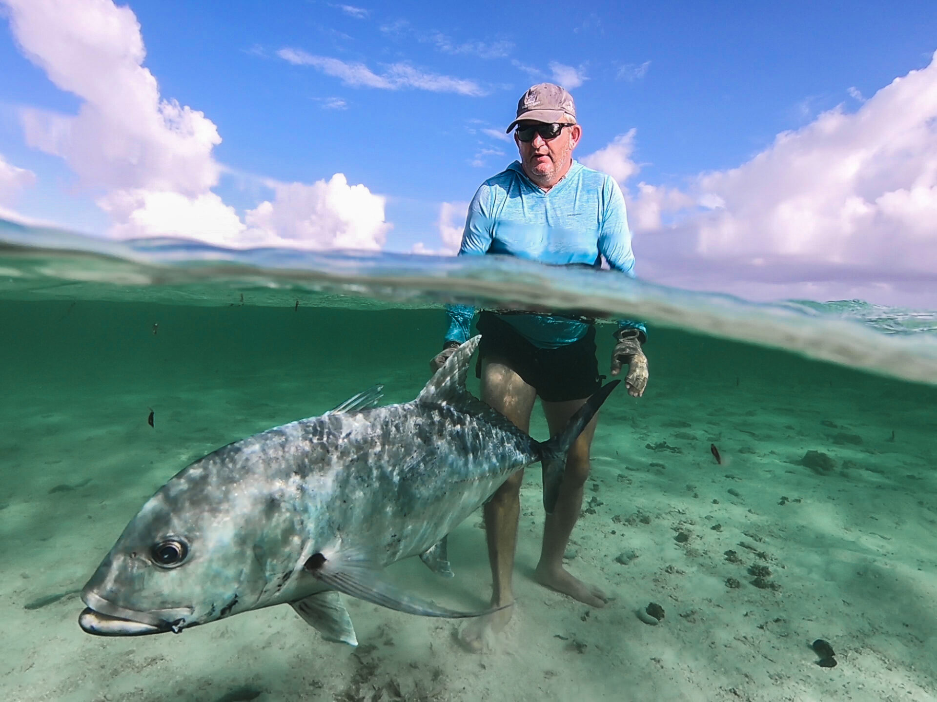 Angler leasing GT after favourable fishing conditions