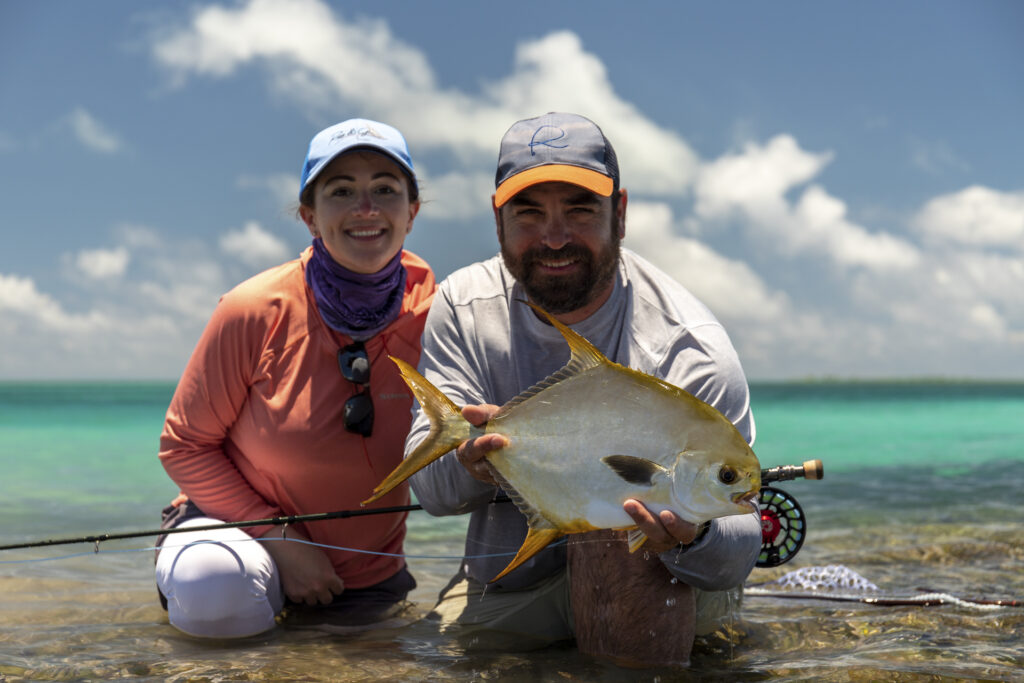 Anglers making flat slams at Farquhar Atoll