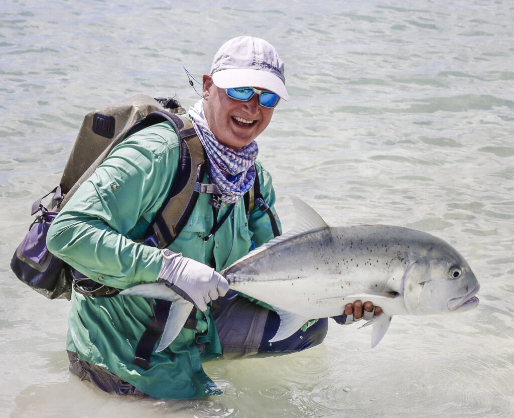 Angler with his catch