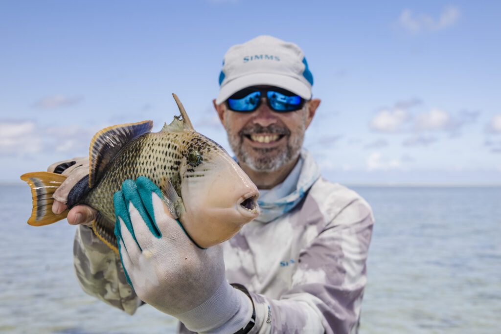 Angler with his catch