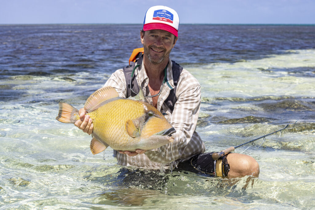 Angler with his catch