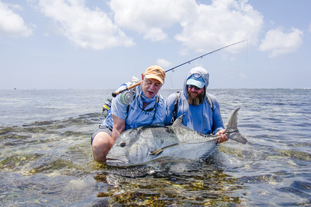Anglers with their catch