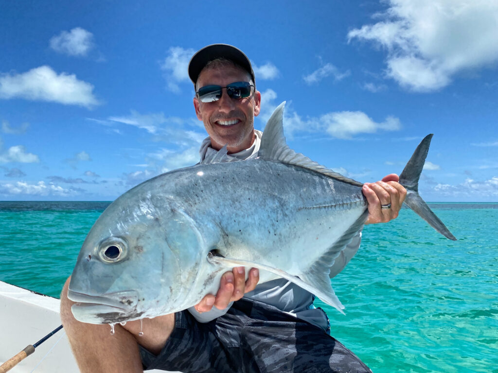 Angler caught a GT on the fly
