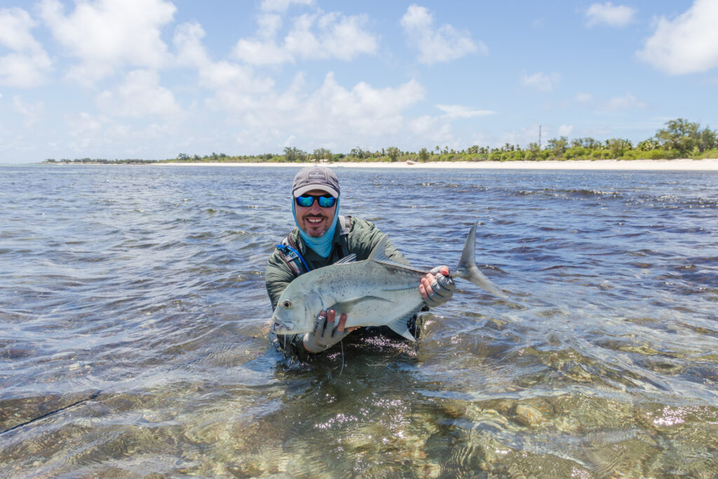 Perseverance paid off with this GT landed at Astove Atoll