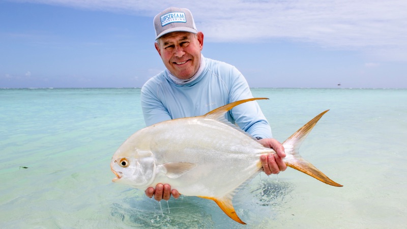 Angler with a permit that made up the catch numbers