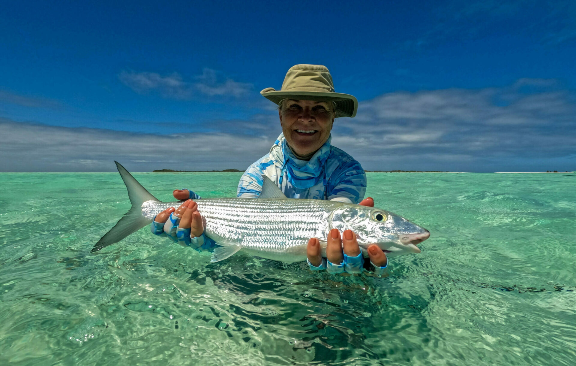 Angler with his catch - a dream catch