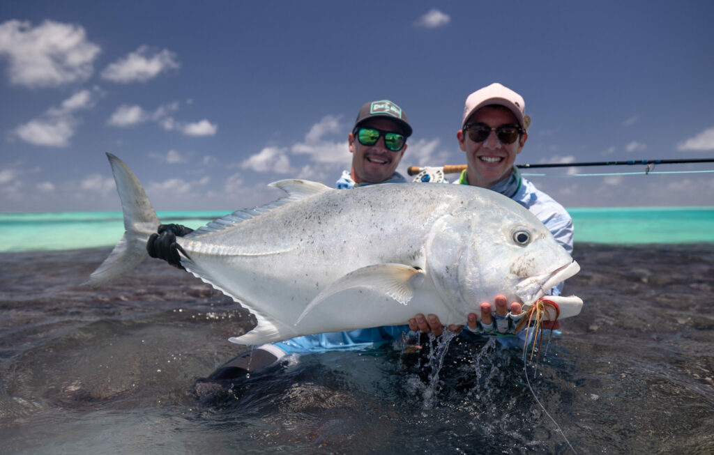 Anglers with a GT - a dream catch
