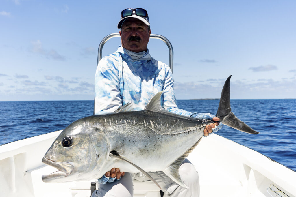 Angler landed a GT