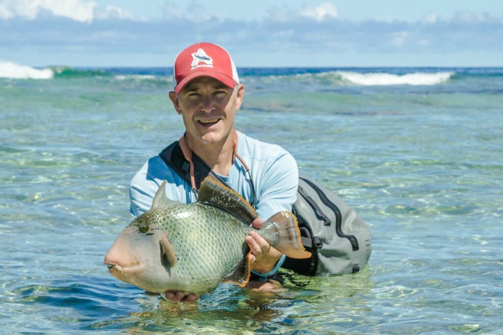 Angler with his catch