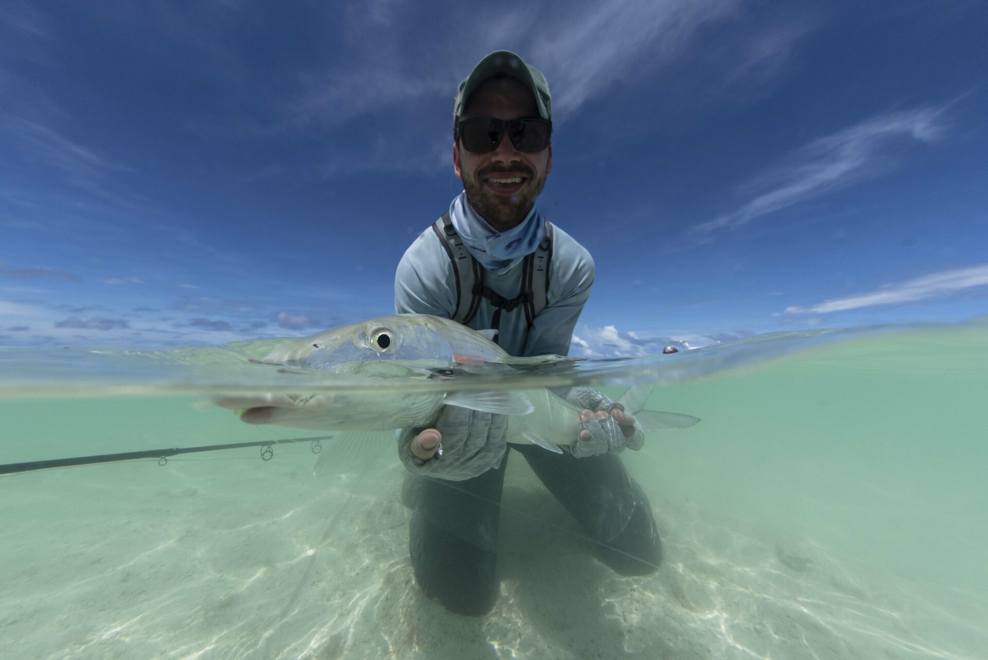 Bonefish caught on Alphonse Island