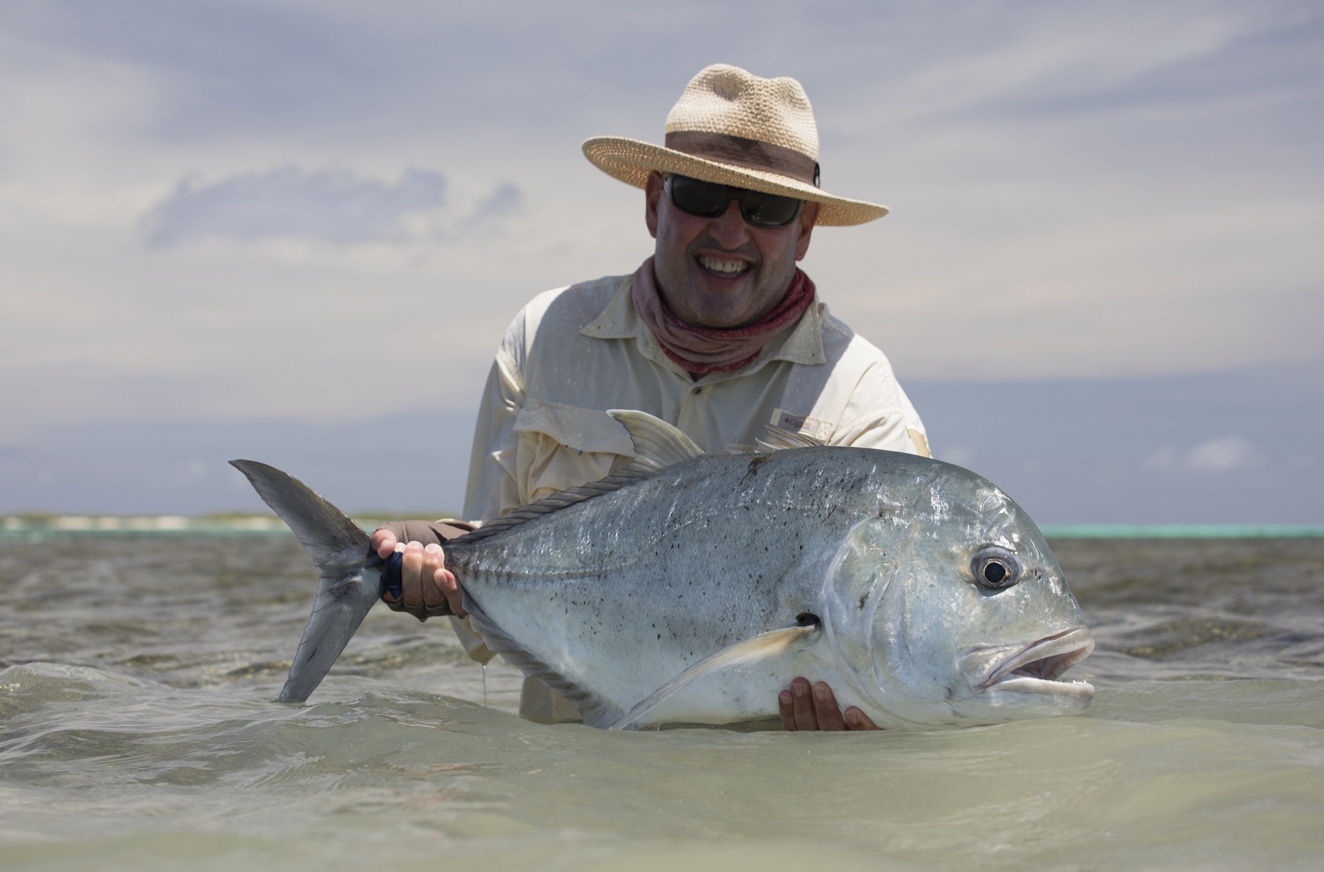 Triggerfish mania and giant trevally is landed