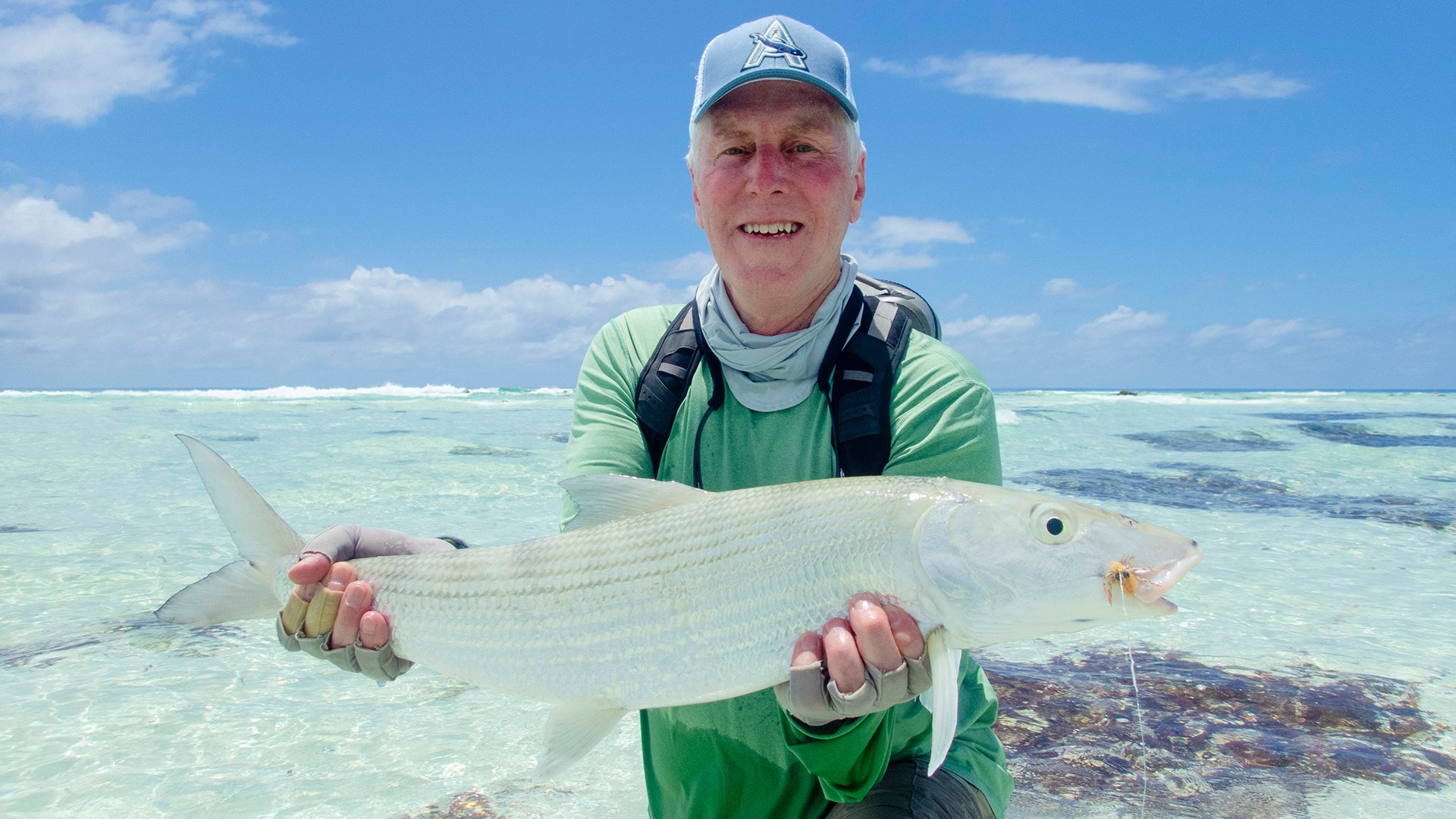 Good start with angler landing a large bonefish