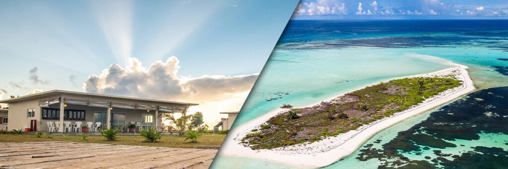 Farquhar Atoll's view and accommodation