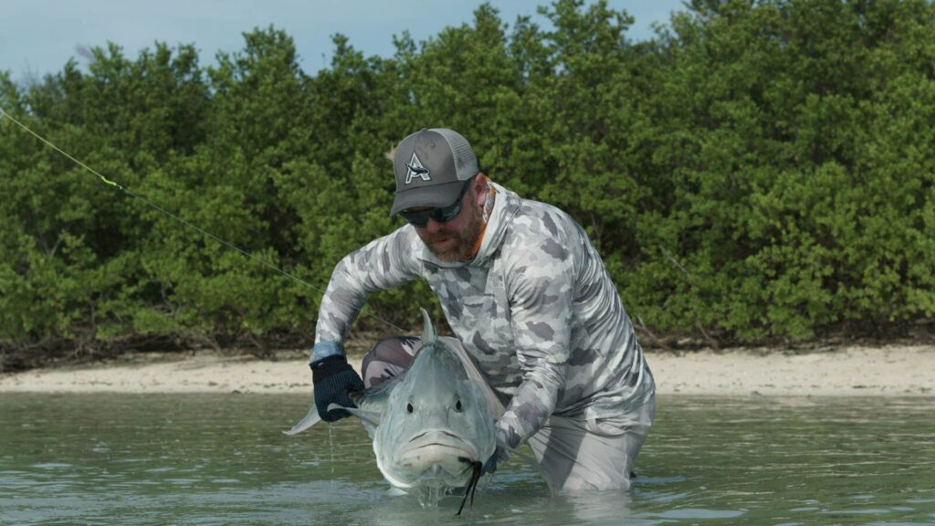 GT madness as angler catches one
