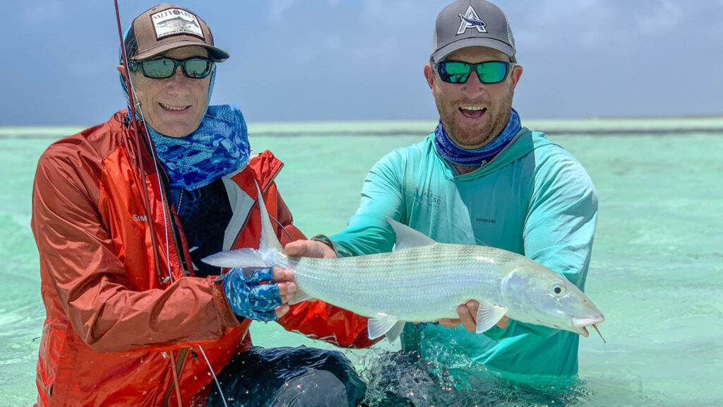 Two flat slams and this bonefish was part of the tally