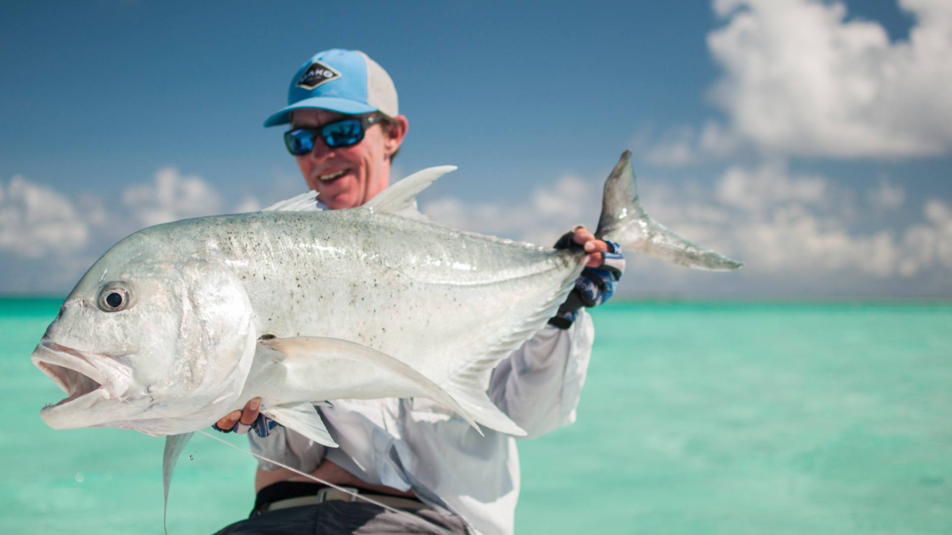 Large GT caught at Cosmoledo Atoll