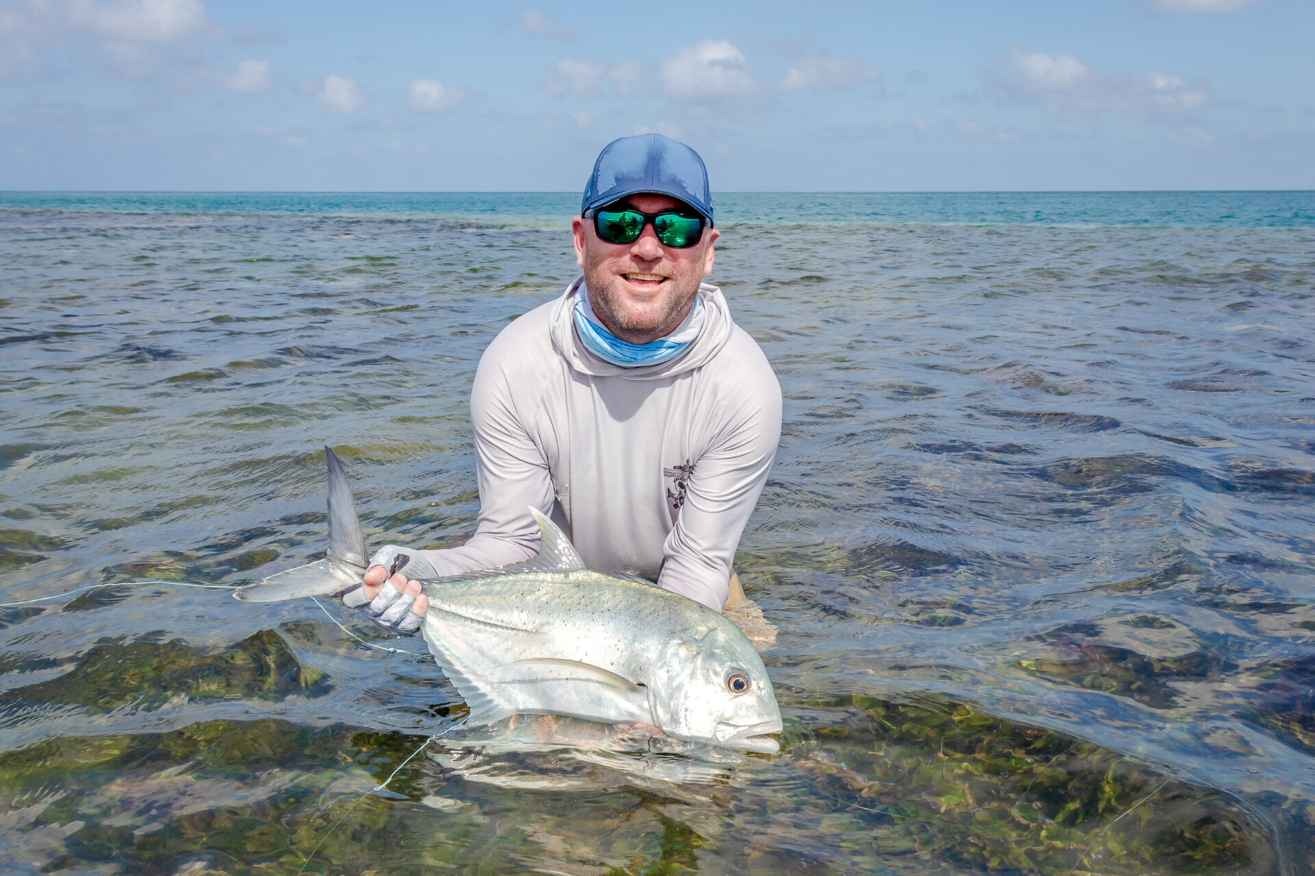 Fisherman at Alphonse with a GT