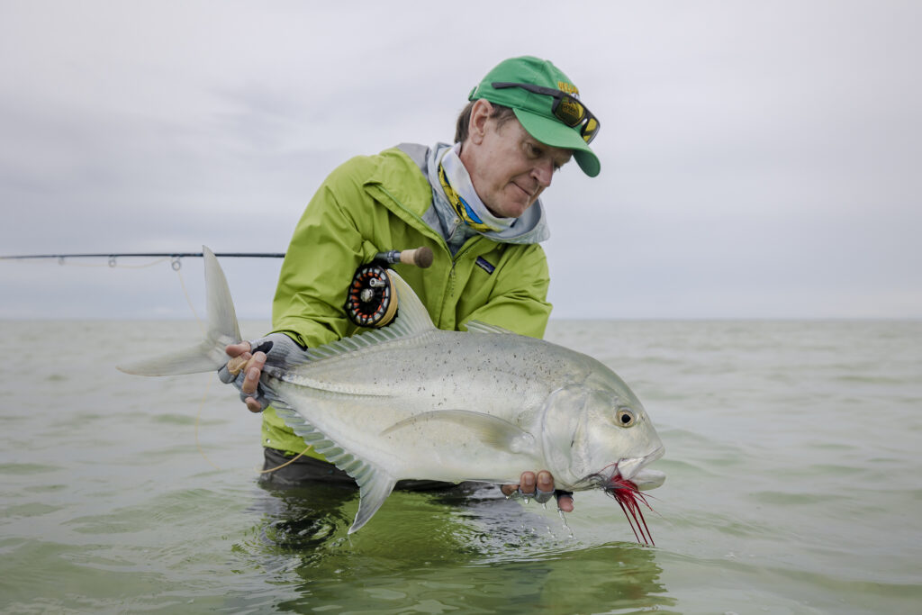 Angler with GT in Alphonse