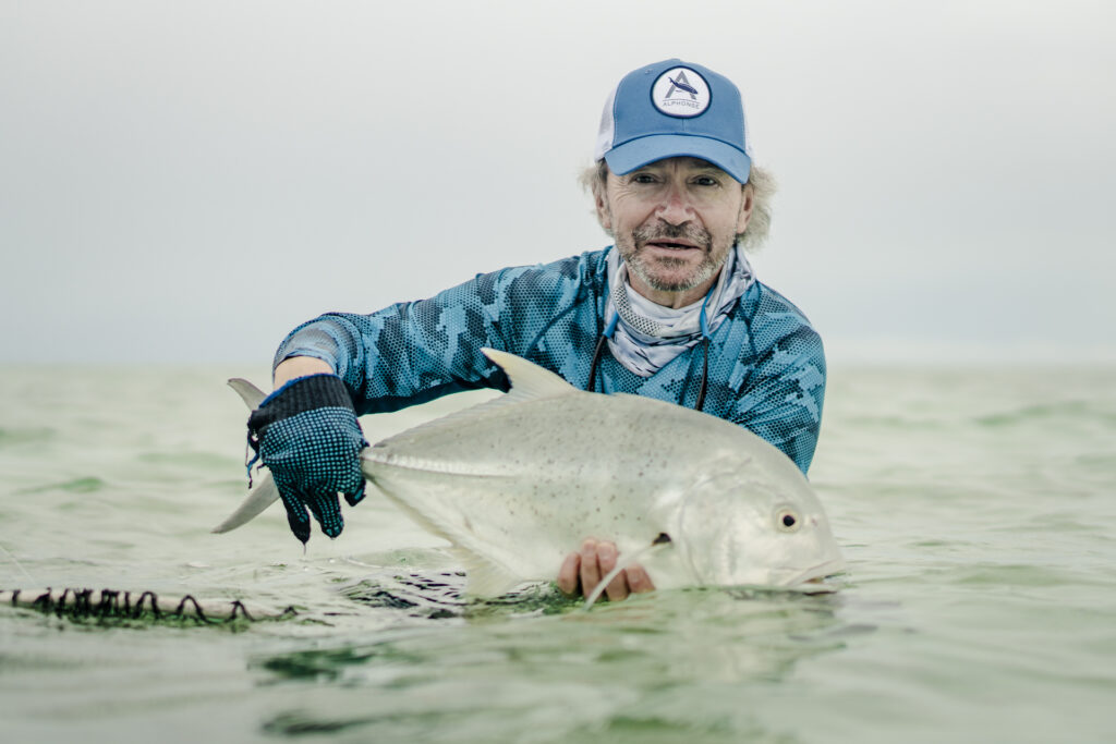 Angler landed a GT in Seychelles