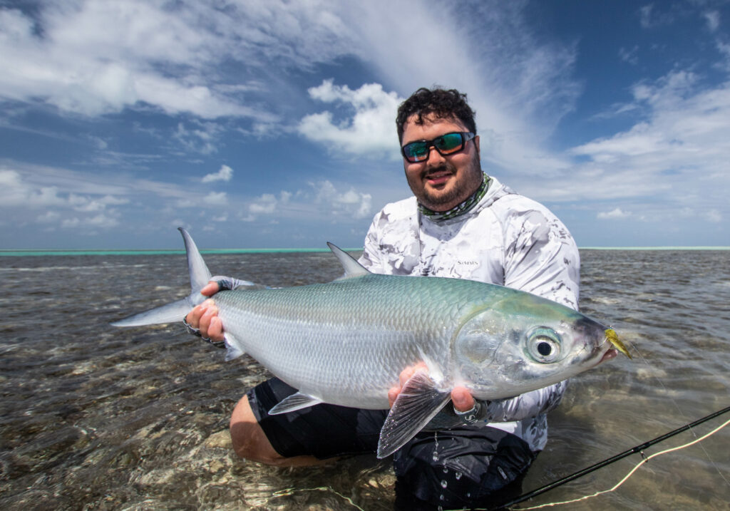 Flat slams - Angler with his catch