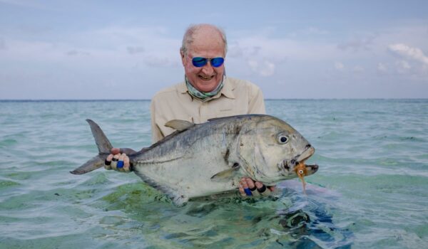 Lovely sunny days fly fishing GTs