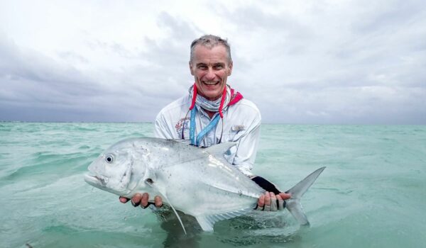 Angler with his catch - one of over 30 catches