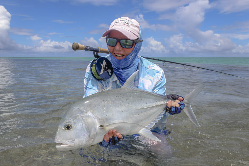 Fly fishing for GTs