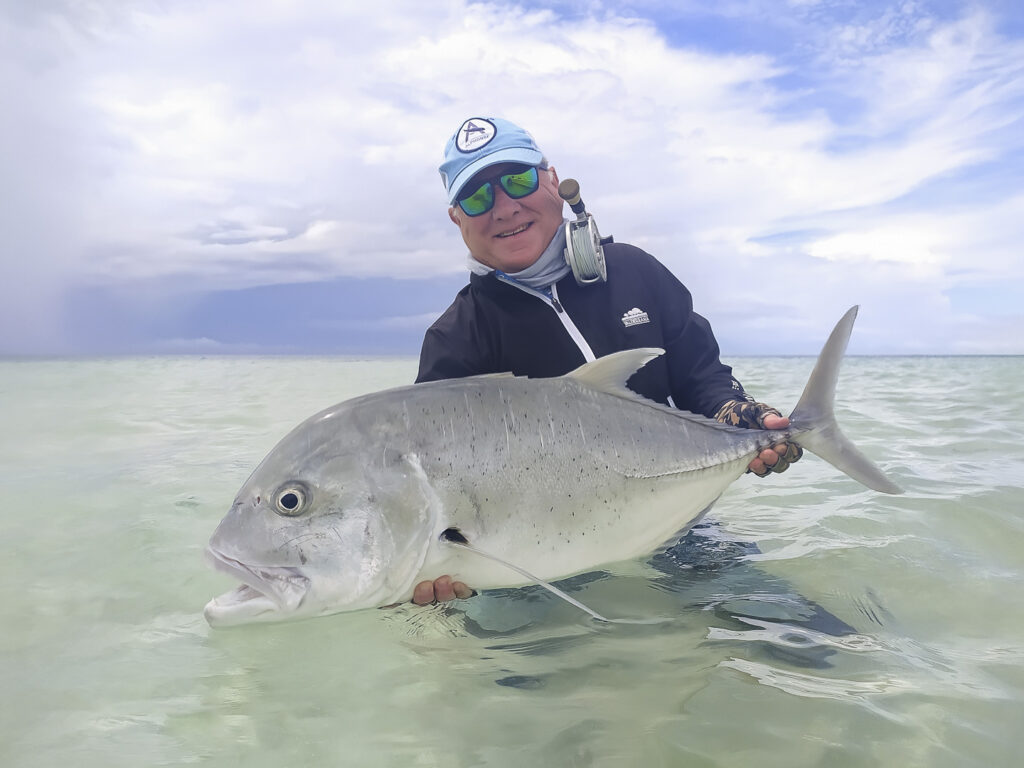 Angler with his catch