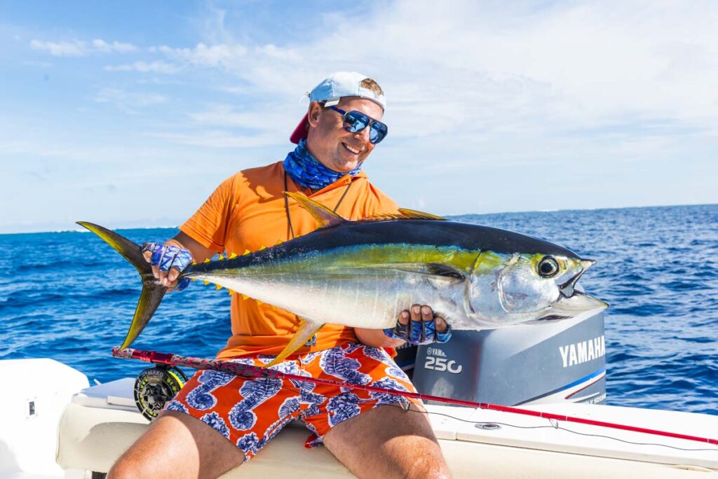 Good example of a yellowfin tuna