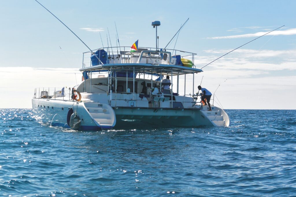 Liveaboard this vessel while at Seychelles