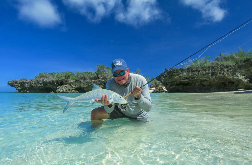 Angler with his catch