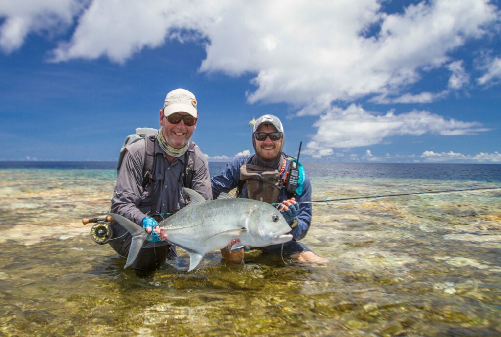 Anglers with their catch at the dream destination of Astove Atoll