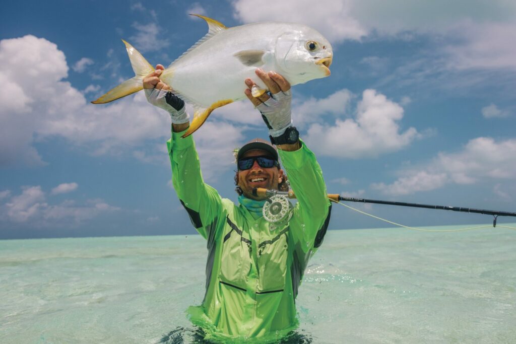 Columbia feature with Keith Rose Innes and him holding a permit