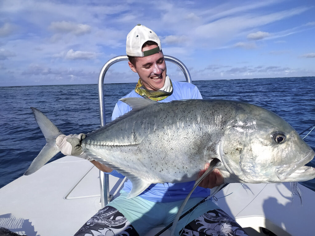 Angler with his catch
