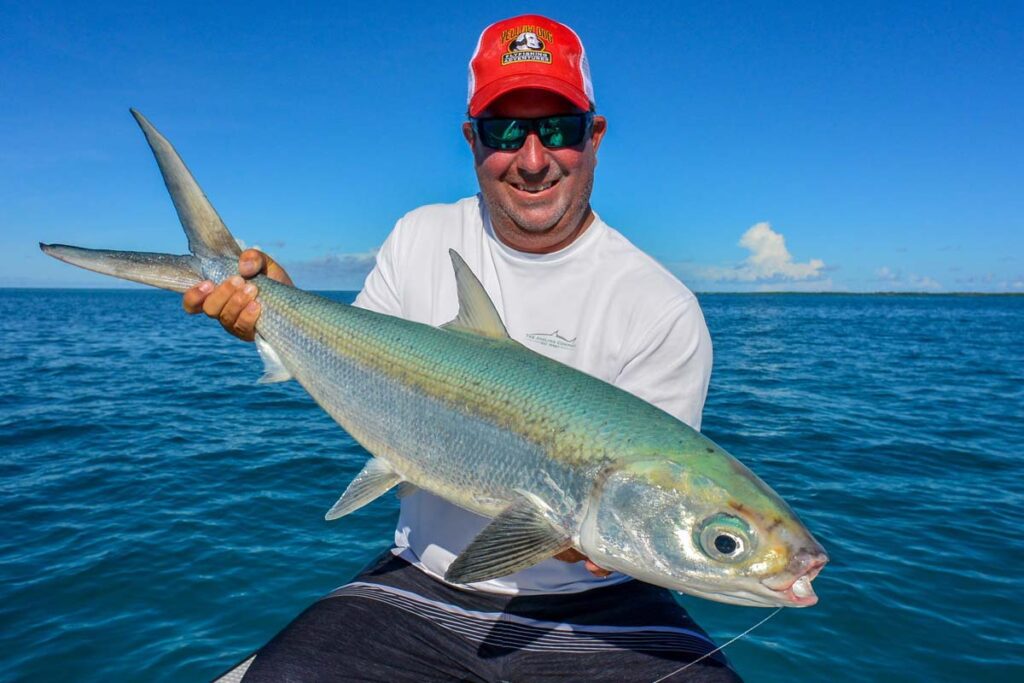 Milkfish on a fly with Alphonse Fishing Co.