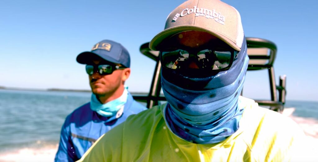 Force 12 - fly fishing men with Columbia caps