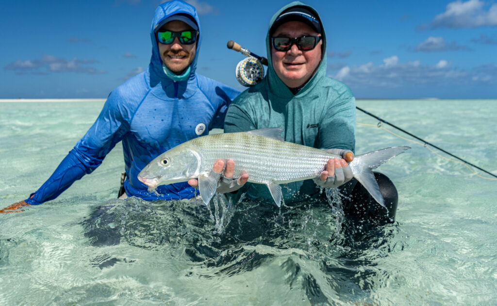 Fishing rod action led to a catch