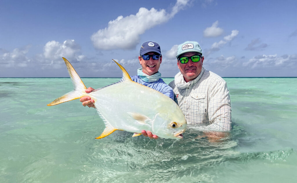Fishing rod action led to a permit being landed